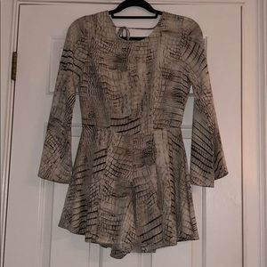 Snakeskin Romper